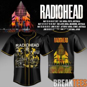 Radiohead 2027 Tour Special Baseball Jersey 1 Radiohead 2027 Tour Special Baseball Jersey 1