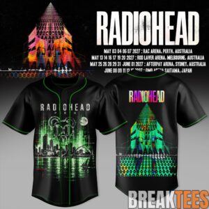 Radiohead 2027 Tour Special Baseball Jersey 2 Radiohead 2027 Tour Special Baseball Jersey 2