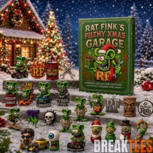 Rat Finks Filthy Xmas Garage Christmas Advent Calendar 2026 Xmas Home Decor