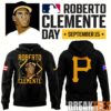 Roberto Clemente Day The Great One Pittsburgh Pirates Graphic Hoodie
