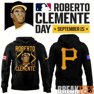 Roberto Clemente 21 Pittsburgh Pirates September 15 Day Hoodie