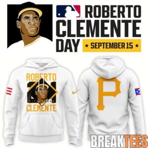 Roberto Clemente 21 Pittsburgh Pirates September 15 Day Hoodie 1