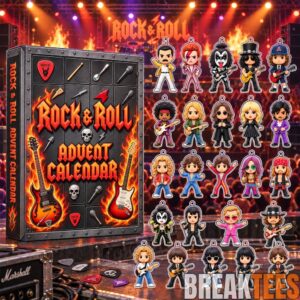 Rock And Roll Christmas Advent Calendar 2026 for Rock Music Fans