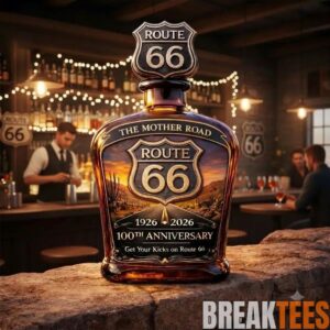 Route 66 100th Anniversary Whiskey Decanter