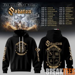 Sabaton The Legendary Tour 2027 Edition Hoodie 1