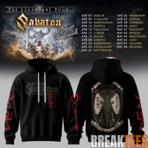 Sabaton The Legendary Tour 2027 Edition Hoodie 2
