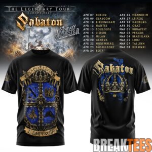 Sabaton The Legendary Tour 2027 Edition T-Shirt 3