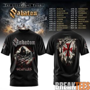 Sabaton The Legendary Tour 2027 Edition T-Shirt 5