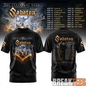 Sabaton The Legendary Tour 2027 Edition T-Shirt 6