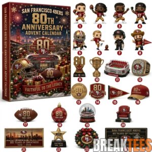 San Francisco 49ers 80th Anniversary Advent Calendar Collector’s Edition