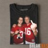 San Francisco 49ers Brock Purdy & George Kittle Drinking & Middle Finger Tee