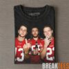 San Francisco 49ers Brock Purdy & Joe Montana Drinking & Middle Finger Tee