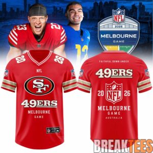 San Francisco 49ers NFL Melbourne 2026 Exclusive Football Jersey