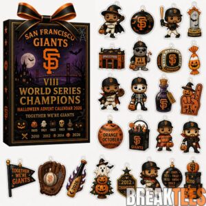 San Francisco Giants 8x World Series Champions Halloween 2026 Advent Calendar