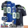 Seattle Seahawks Mexico Edition Custom Jersey – Stitched