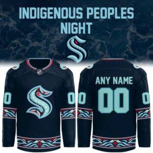 Seattle Kraken Indigenous Peoples Night Limited Custom Hockey Jersey