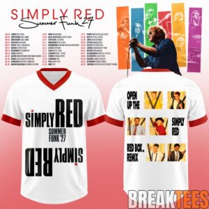 Simply Red Summer Funk ’27 Football Jersey 1