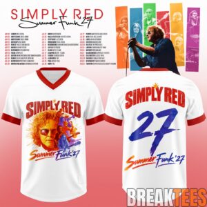 Simply Red Summer Funk ’27 Football Jersey 2