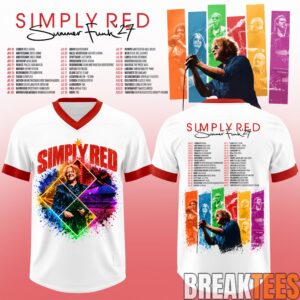 Simply Red Summer Funk ’27 Football Jersey 3