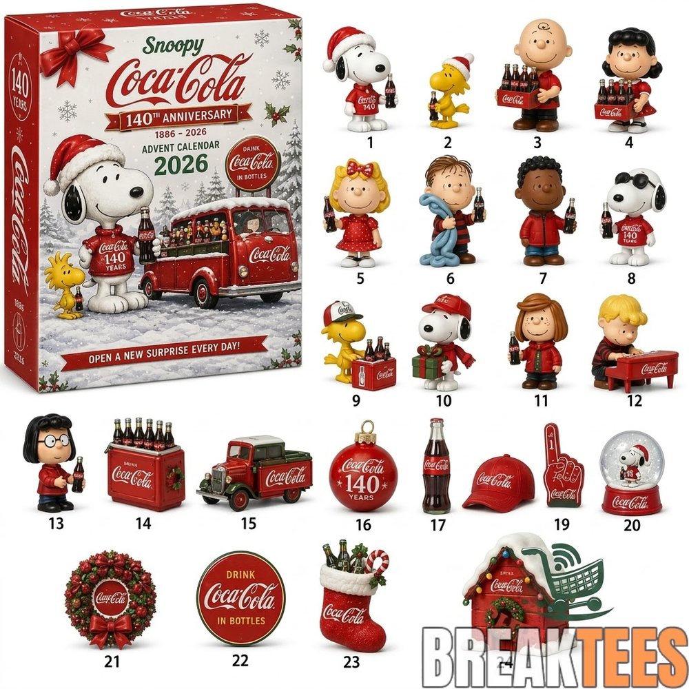 Snoopy Coca-Cola 140th Anniversary 2026 Advent Calendar Collector’s Edition Snoopy Coca-Cola 140th Anniversary 2026 Advent Calendar Collector’s Edition
