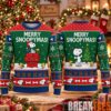 Snoopy Christmas Yellow Ugly Christmas Sweater 2026 For Snoopy Fans