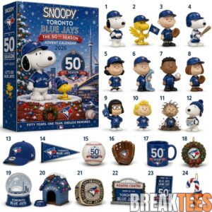 Snoopy Toronto Blue Jays The 50th Season Advent Calendar Collector’s Edition 2026