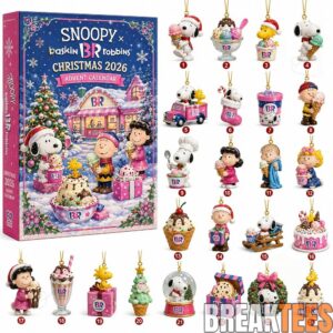 Snoopy x Baskin Robbins Christmas Advent Calendar 2026 Xmas Decor Ideas