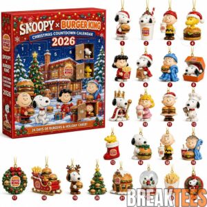 Snoopy x Burger King Christmas Advent Calendar 2026 Xmas Decor Ideas
