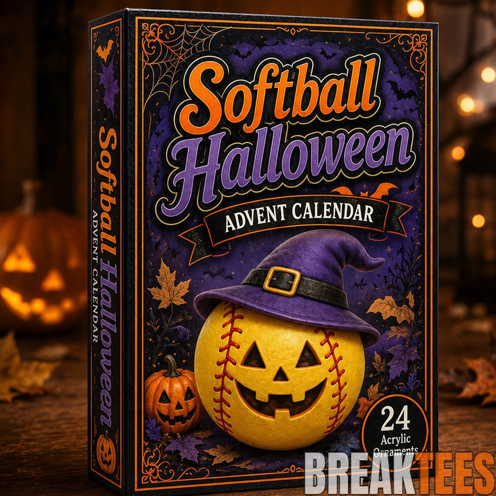 Softball Halloween Advent Calendar 2026 for Softball Fans Softball Halloween Advent Calendar 2026 for Softball Fans