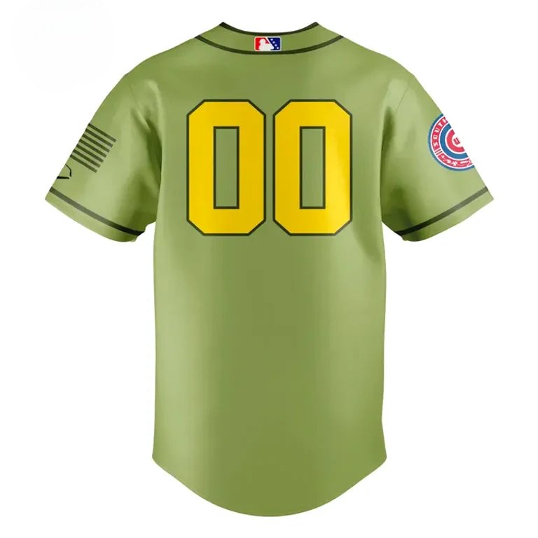 South Bend Cubs Military Appreciation Baseball Jersey South Bend Cubs Military Appreciation Baseball Jersey