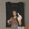San Jose Sharks Macklin Celebrini Drinking & Middle Finger Tee