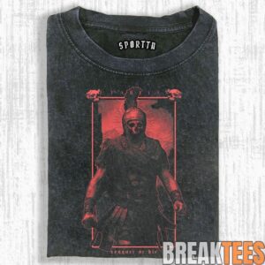 Spartan Warrior Fearless Conquer or Die T-Shirt