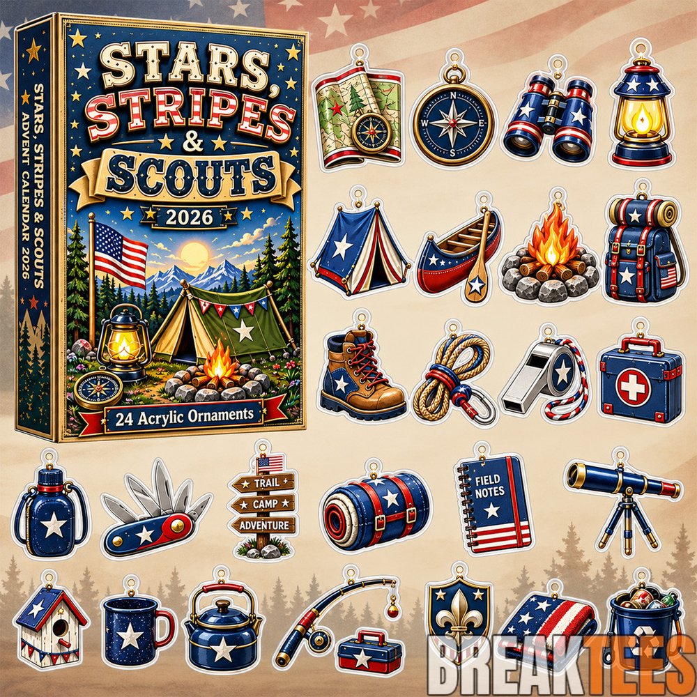 Stars Stripes And Scouts Advent Calendar 2026 – 24 Collectible Charms Stars Stripes And Scouts Advent Calendar 2026 – 24 Collectible Charms