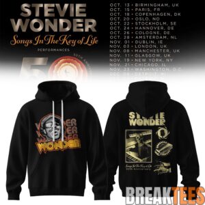 Stevie Wonde - Songs In The Key Of Life - 50th Anniversary Us Tour Hoodie 2
