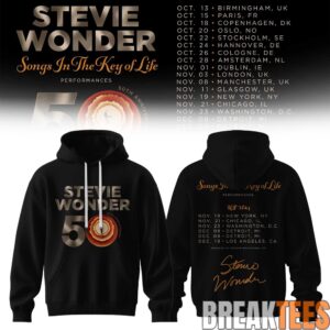 Stevie Wonde - Songs In The Key Of Life - 50th Anniversary Us Tour Hoodie 4