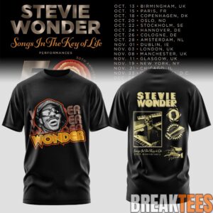 Stevie Wonde - Songs In The Key Of Life - 50th Anniversary Us Tour T-Shirt 1