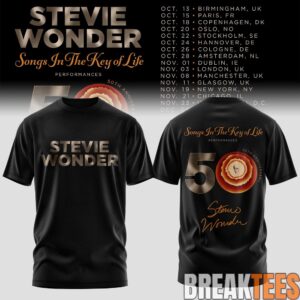 Stevie Wonde - Songs In The Key Of Life - 50th Anniversary Us Tour T-Shirt 2