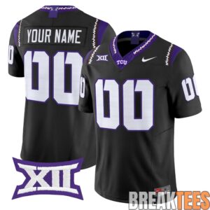 TCU Horned Frogs 2026 Custom Football Jersey – Stitched