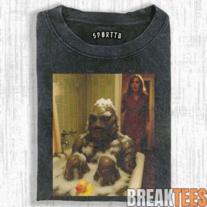THE SHAPE OF WATER FUNNY BATHING SCENE TEE