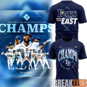 Tampa Bay Rays 2026 AL East Division Champions T-Shirt 2