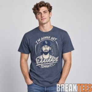 Tampa Bay Rays I’m Gonna Get LAAAAADE Tonight Graphic T-Shirt 2
