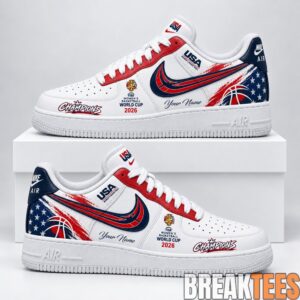 Team USA FIBA Women’s Basketball World Cup 2026 Champion AF1 Shoes 1