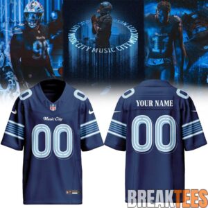 Tennessee Titans 2026 Rivalries Made in the Music City Custom Football Jersey