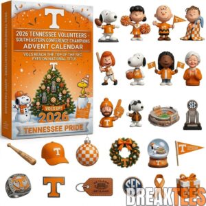 Tennessee Volunteers Snoopy Advent Calendar Collector’s Edition 2026
