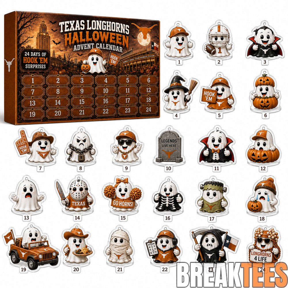 Texas Longhorns Halloween Advent Calendar 2026 for College Football Fans Texas Longhorns Halloween Advent Calendar 2026 for College Football Fans