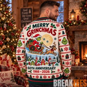The Grinch 60th Anniversary Of Grinchmas 2026 Ugly Christmas Sweater 2