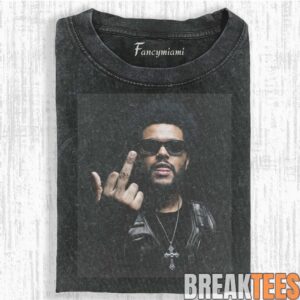 The Weeknd Middle Finger Pose Tee