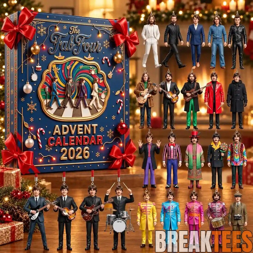 The Fab Four Beatles 2026 Christmas Advent Calendar – 24 Days Countdown Gifts The Fab Four Beatles 2026 Christmas Advent Calendar – 24 Days Countdown Gifts