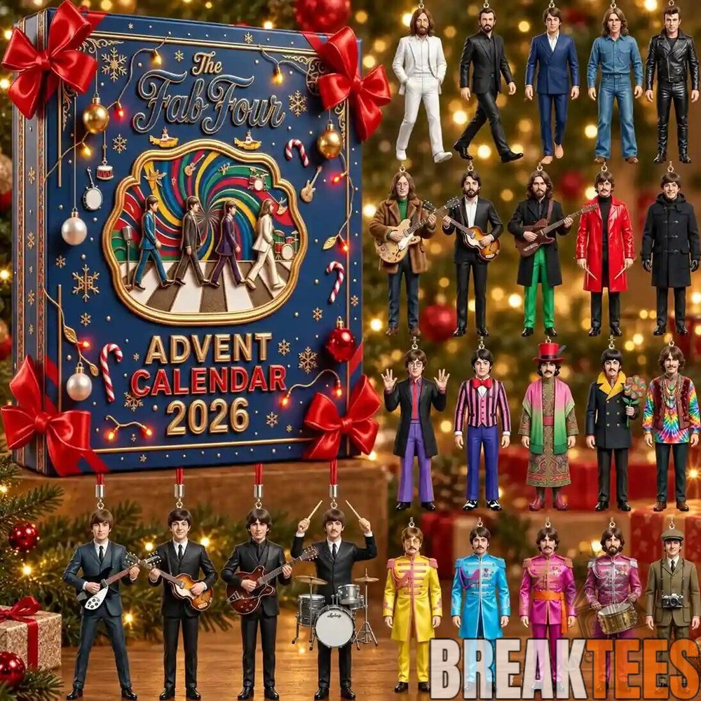 The Fab Four Beatles 2026 Christmas Advent Calendar – 24 Days Countdown Gifts The Fab Four Beatles 2026 Christmas Advent Calendar – 24 Days Countdown Gifts