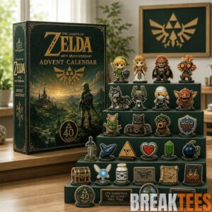The Legend Of Zelda 40th Anniversary Advent Calendar Collector’s Edition Fantasy Themed Blind Box Calendar